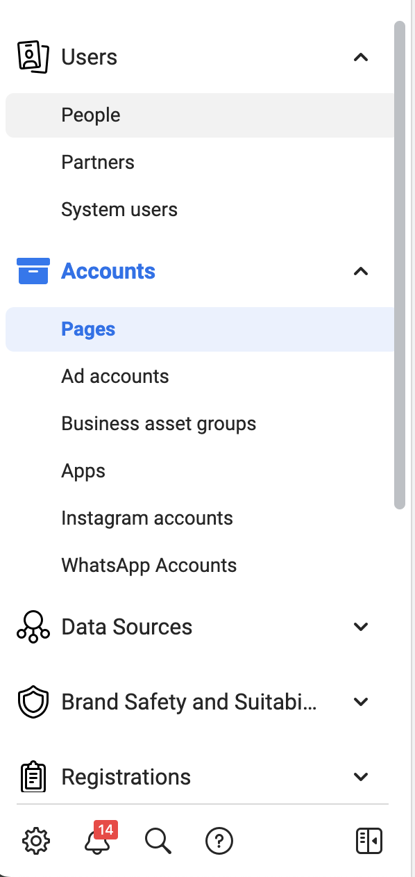 Facebook Business Manager Business Settings